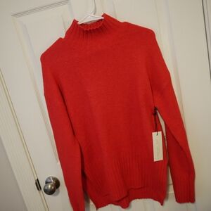 Rachel Zoe Red Cowl Neck Sweater